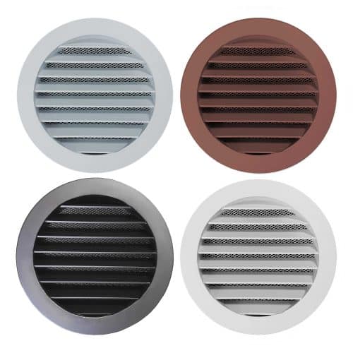 AirExchange® Aluminium Outdoor Grilles Ø180mm